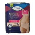 Tena Silhouet plus high waist creme large 8 Stuks
