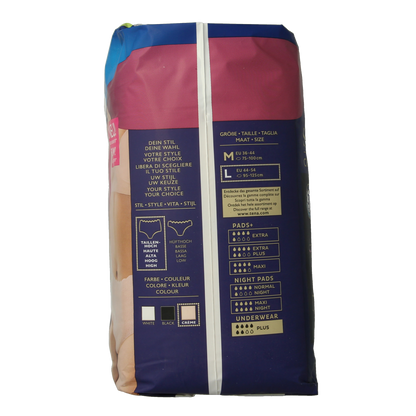 Tena Silhouet plus high waist creme large 8.00 Stuks