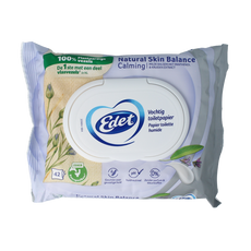 Edet Vochtig toiletpapier natural skin 42.00 Stuks