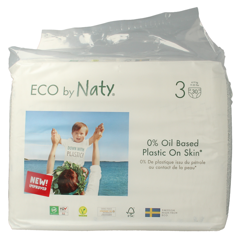 Naty  Luiers 3 midi 4-9 kg 30 Stuks