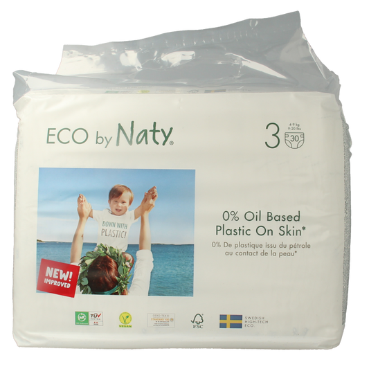 Naty  Luiers 3 midi 4-9 kg 30 Stuks