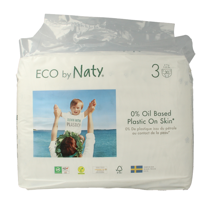 Naty  Luiers 3 midi 4-9 kg 30 Stuks