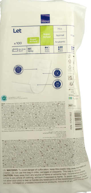 Abena Let super airlaid 100 Stuks