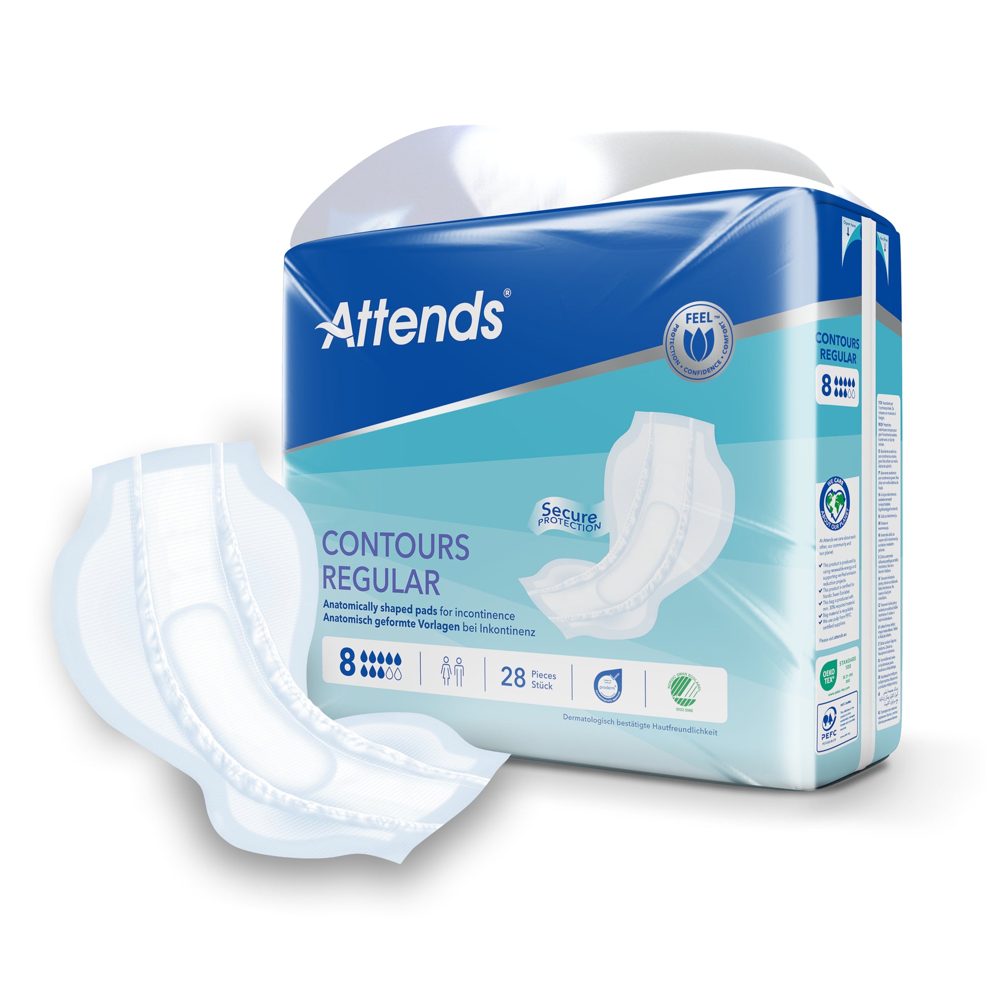 Attends Inlegger contours 8 28 Stuks