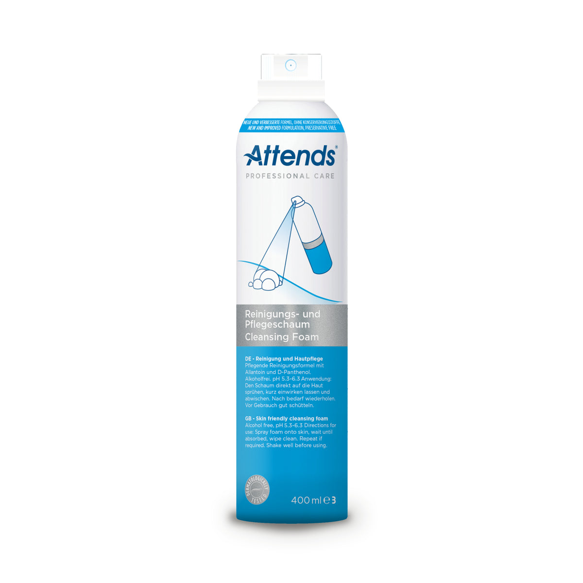 Attends Care foam 400.00 Milliliter