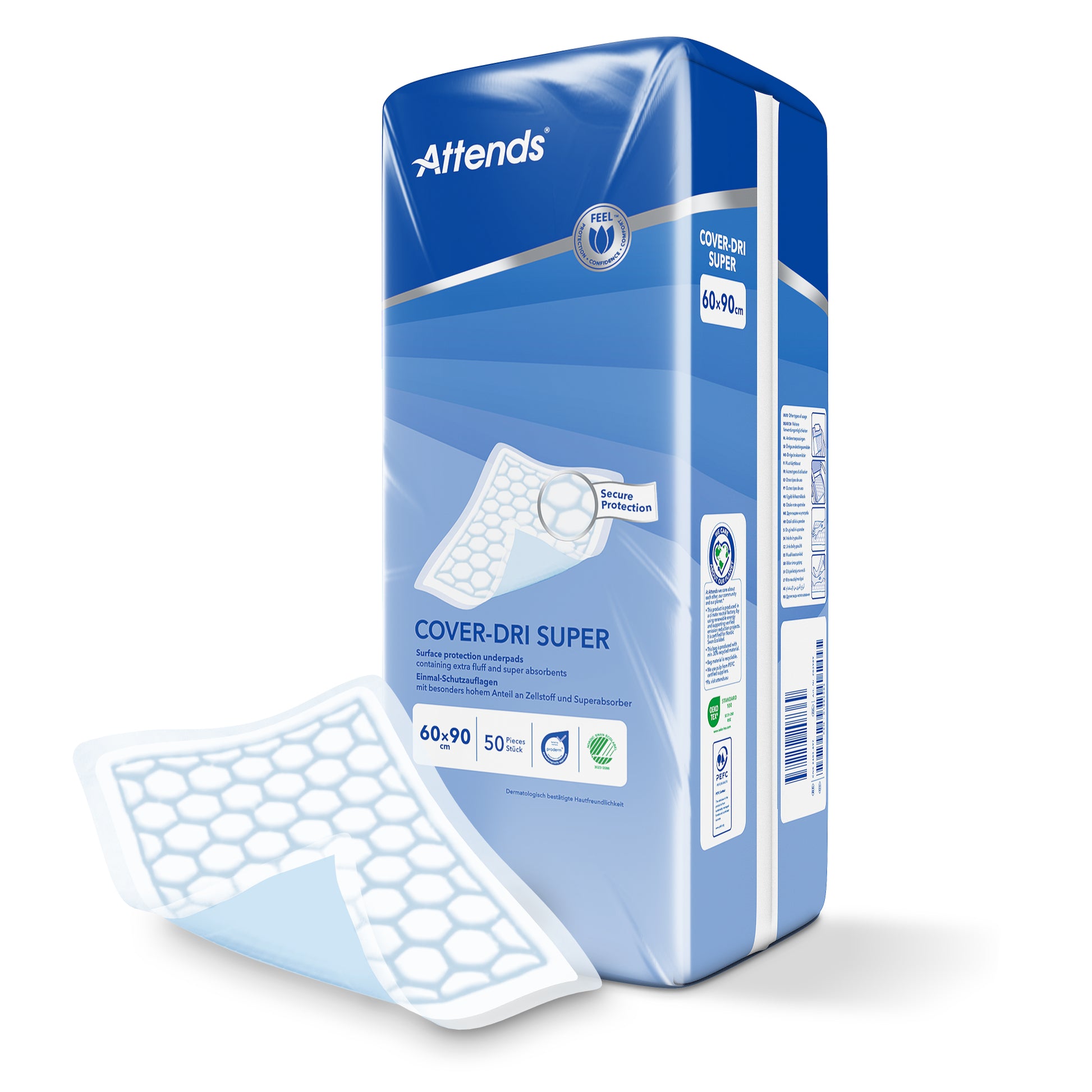 Attends Cover dri super 60 x 90cm 50 Stuks