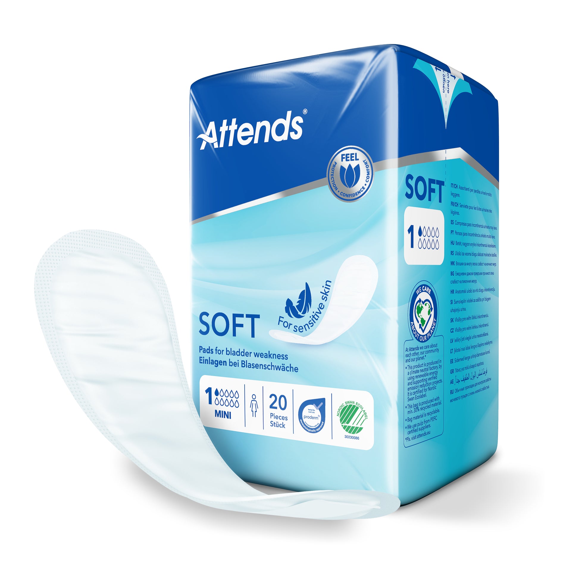 Attends Inlegger soft mini 1 20 Stuks
