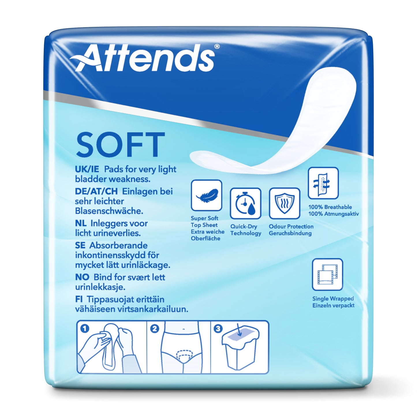 Attends Inlegger soft mini 1 long 16 Stuks