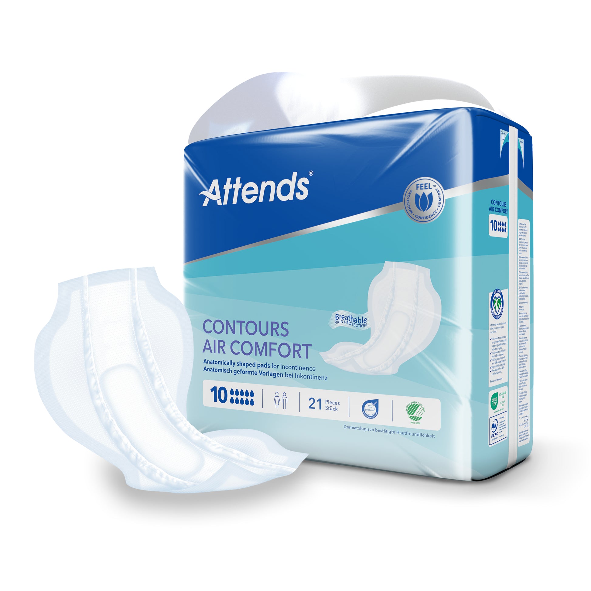 Attends Contours air comfort 10 21 Stuks
