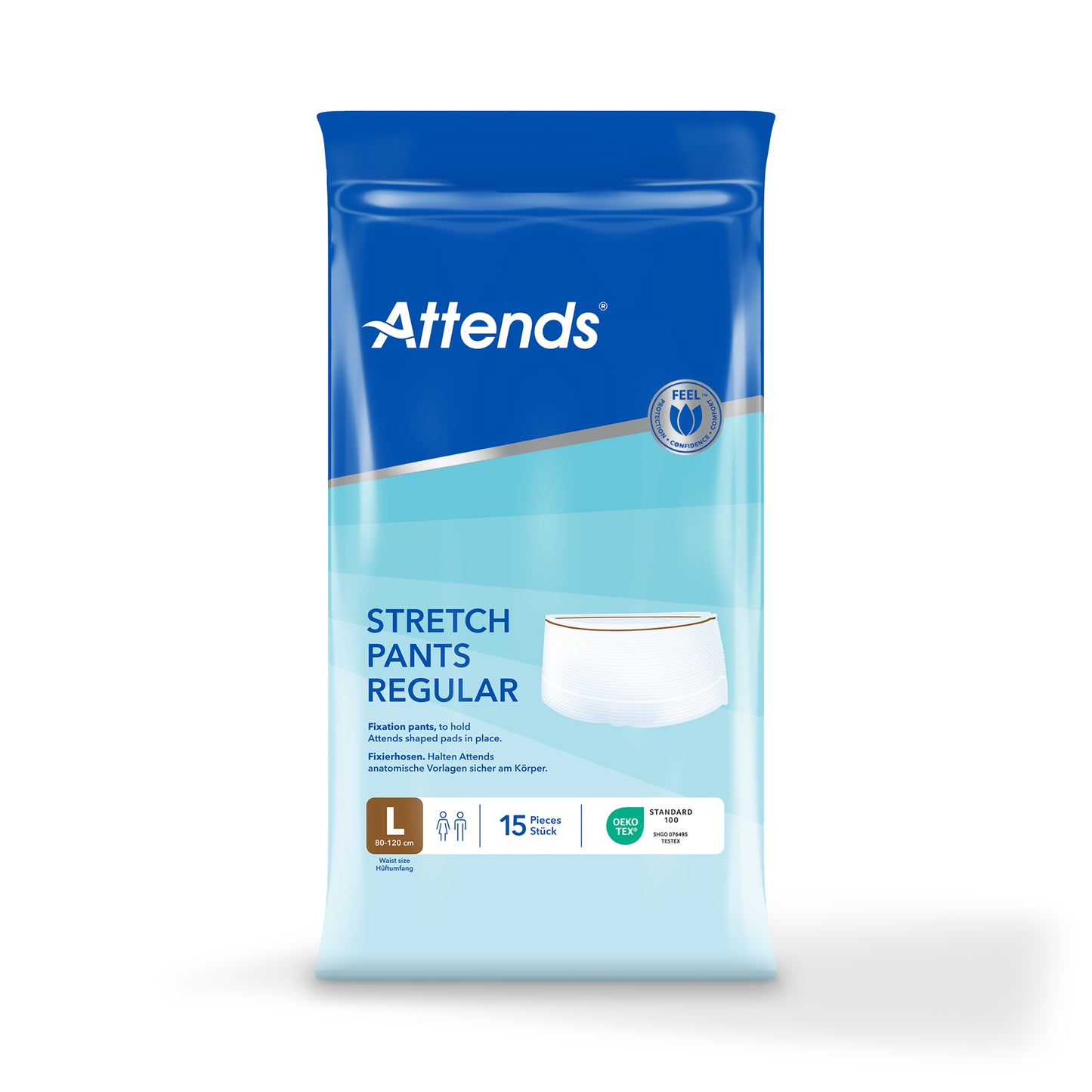 Attends Stretchpants regular maat L 15 Stuks