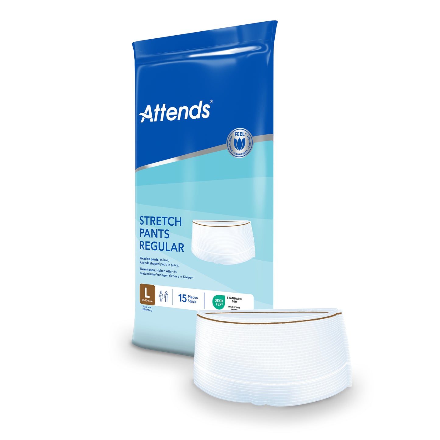Attends Stretchpants regular maat L 15 Stuks