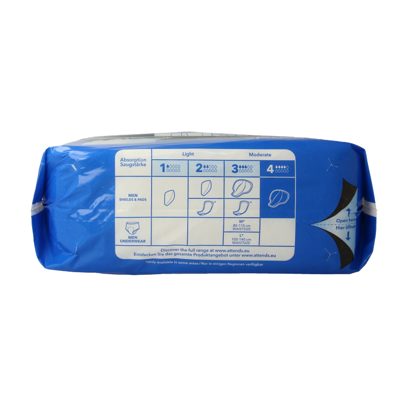 Attends For men 4 14 Stuks