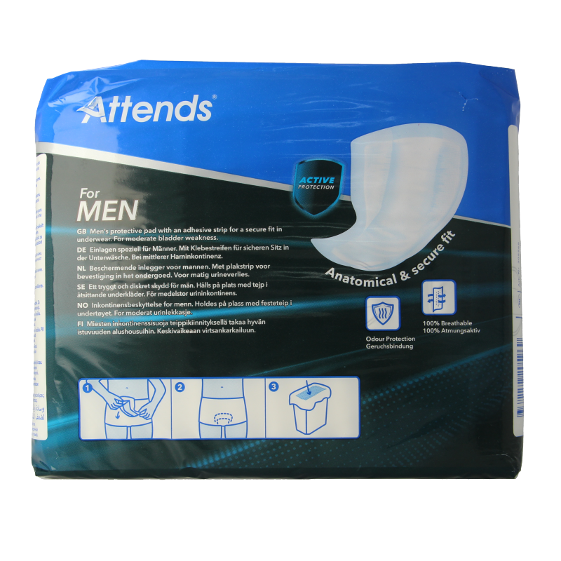 Attends For men 4 14 Stuks