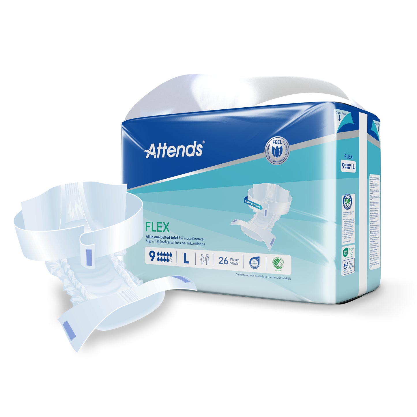 Attends Flex 9 maat L 85-125cm 26 Stuks