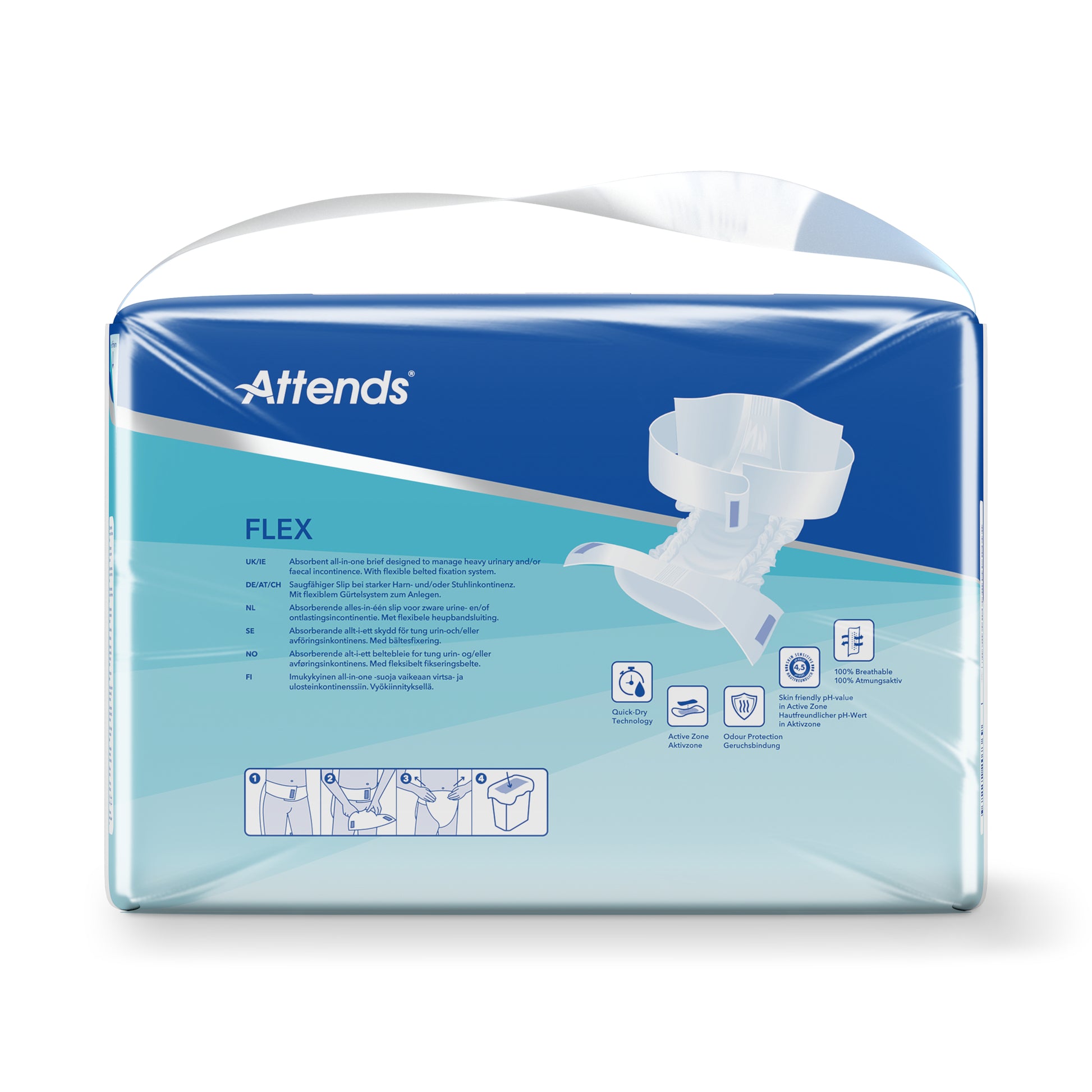 Attends Flex 10 maat L 85-125cm 22 Stuks