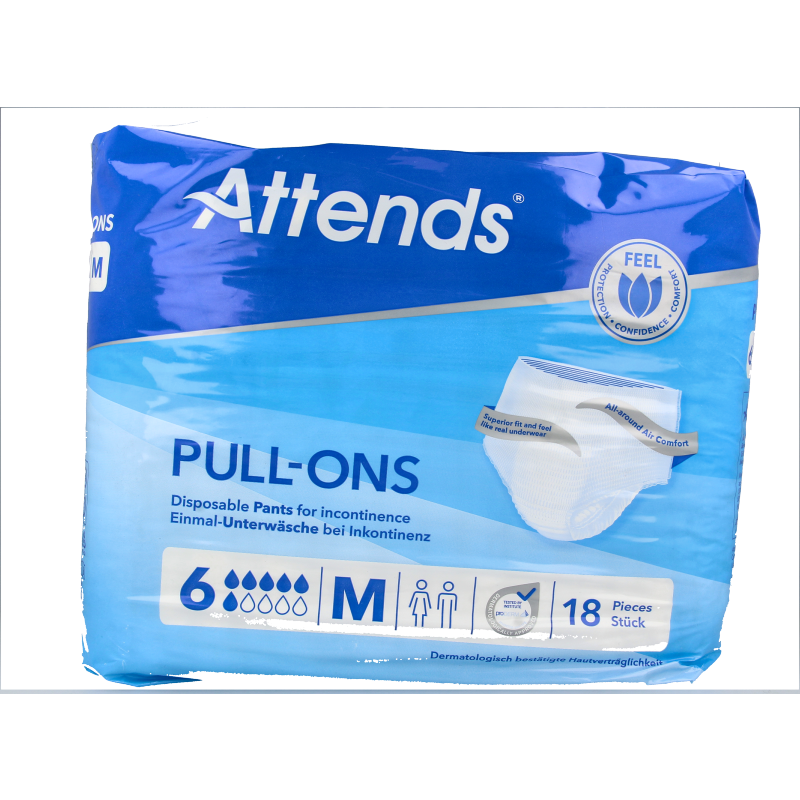 Attends Pull-ons 6 maat M 18 Stuks