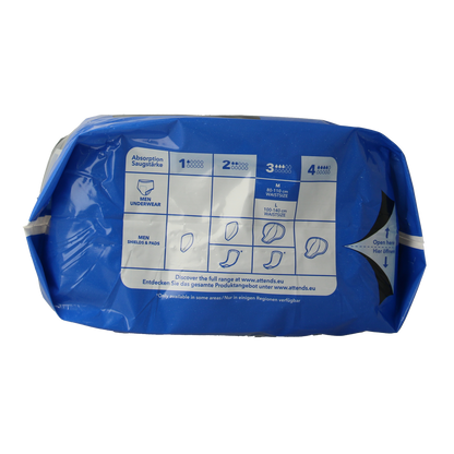 Attends Men discreet underwear zwart maat M 10.00 Stuks