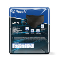 Attends Men discreet underwear zwart maat L 10.00 Stuks