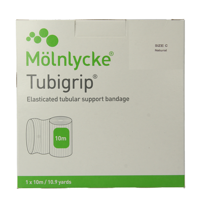 Tubigrip Elastisch buisverband C 10m x 6.75cm wit 1443 1.00 Stuks