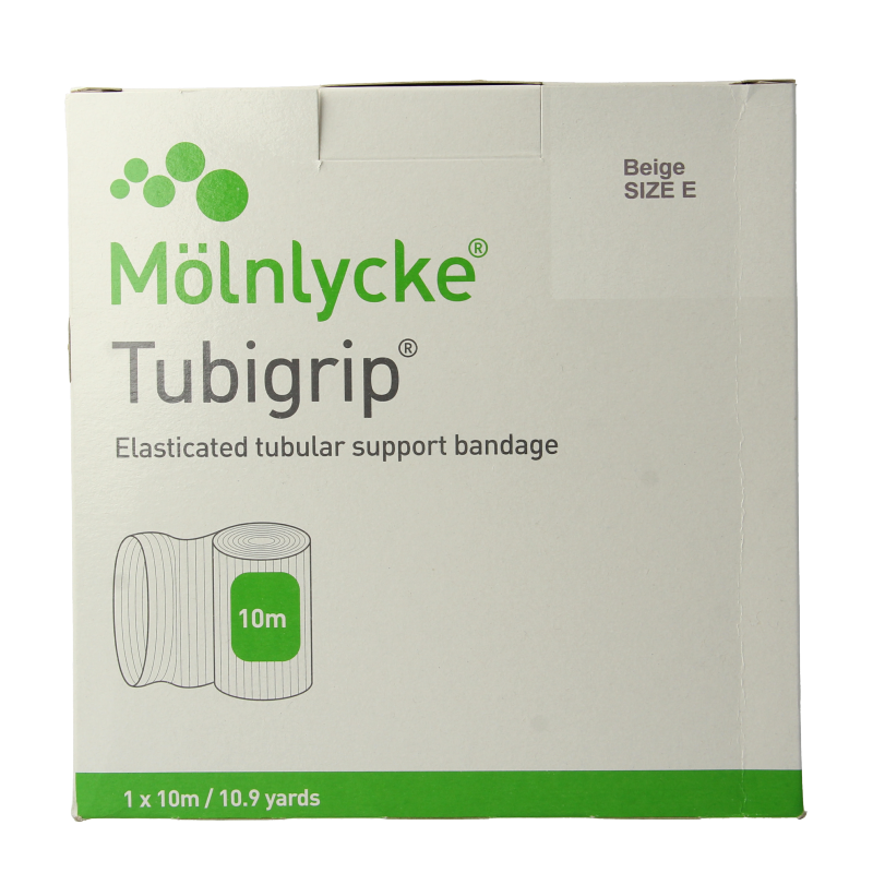 Tubigrip Elastisch buisverband 10m x 8.75cm huidskleur 1 Stuks