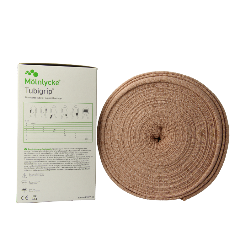 Tubigrip Elastisch buisverband 10m x 8.75cm huidskleur 1 Stuks