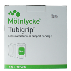 Tubigrip Elastisch buisverband E 10m x 8,75cm huidkleur 1 Stuks