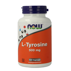 NOW L-Tyrosine 500mg 120 Vegetarische capsules