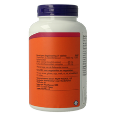 NOW Vitamine C-1000 met rozenbottel en bioflavonoiden 250.00 Tabletten