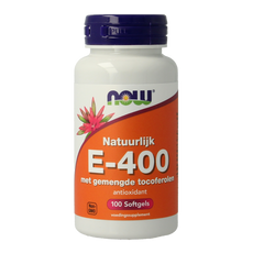 NOW Vitamine E-400 gemengde tocoferolen 100.00 Softgels