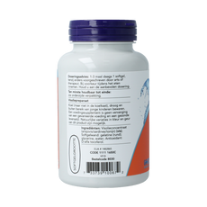 NOW Omega-3 Basis visolie 180mg EPA 120mg DHA 100.00 Softgels