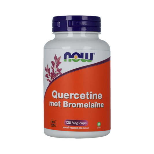NOW Quercetine met bromelaine 120.00 Vegetarische capsules