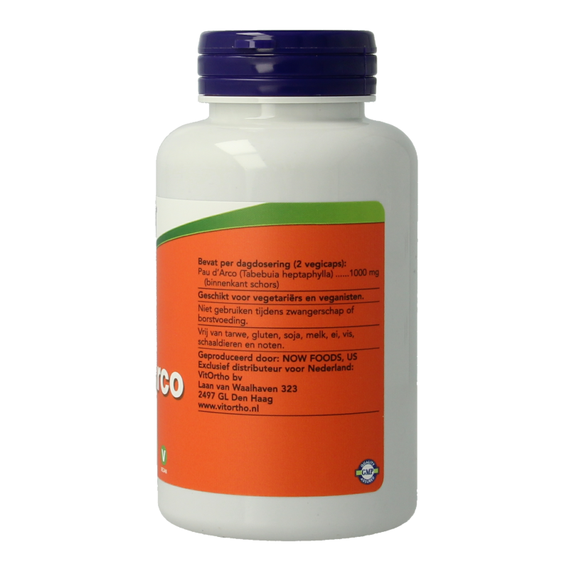 NOW Pau d'arco 500mg 100 Vegetarische capsules