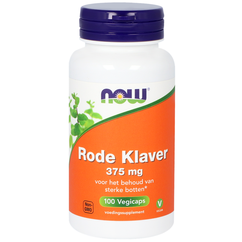 NOW Rode klaver 375mg 100 Vegetarische capsules
