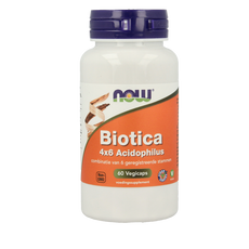 NOW Biotica 4x6 acidophilus 60 Vegetarische capsules