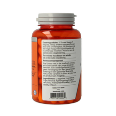 NOW Arginine & ornithine 500 / 250mg 100.00 Vegetarische capsules
