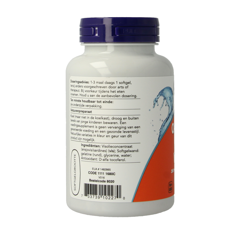 NOW Omega-3 Plus 360mg EPA 240mg DHA 60 Softgels
