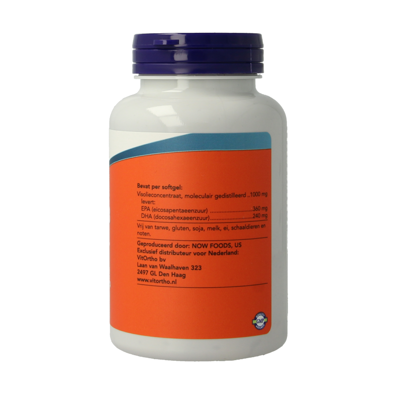 NOW Omega-3 Plus 360mg EPA 240mg DHA 60 Softgels