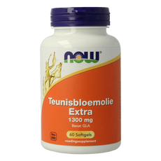 NOW Teunisbloemolie extra 1300mg 60 Softgels