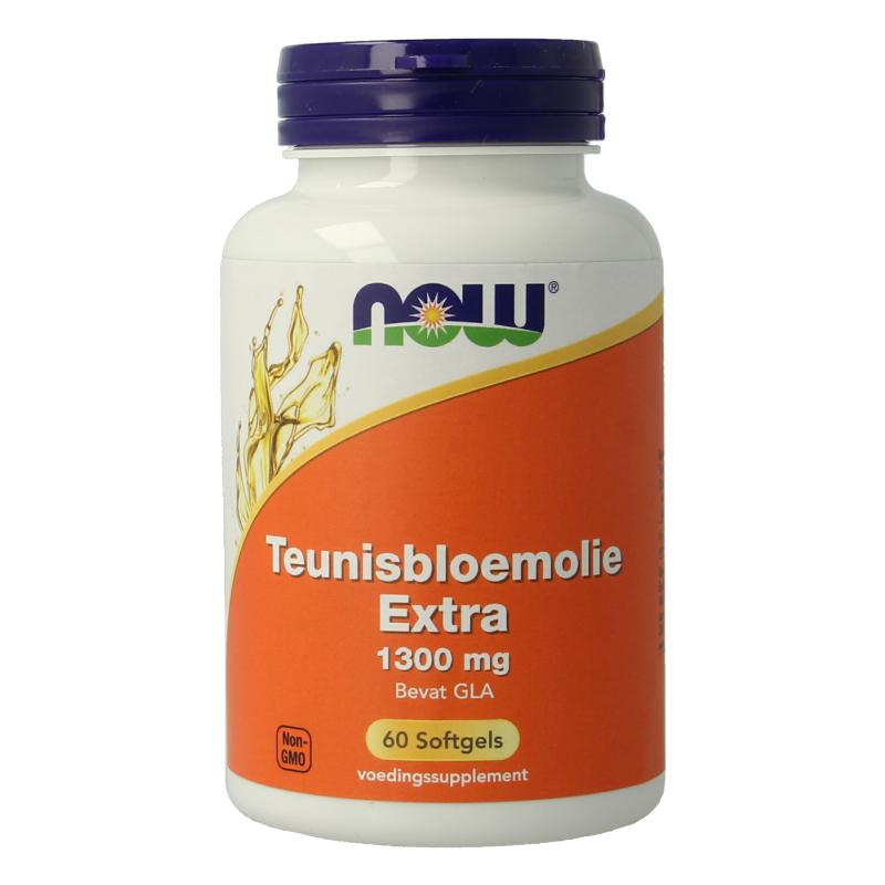 NOW Teunisbloemolie extra 1300mg 60 Softgels