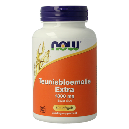 NOW Teunisbloemolie extra 1300mg 60.00 Softgels