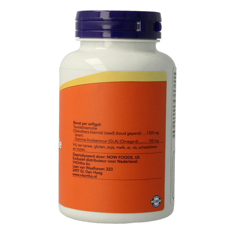 NOW Teunisbloemolie extra 1300mg 60 Softgels