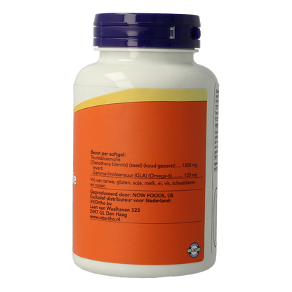NOW Teunisbloemolie extra 1300mg 60.00 Softgels