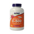 NOW C-500 kauwtabletten sinaasappelsmaak 100 Kauwtabletten