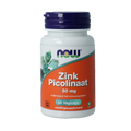 NOW Zink picolinaat 50mg 60.00 Vegetarische capsules