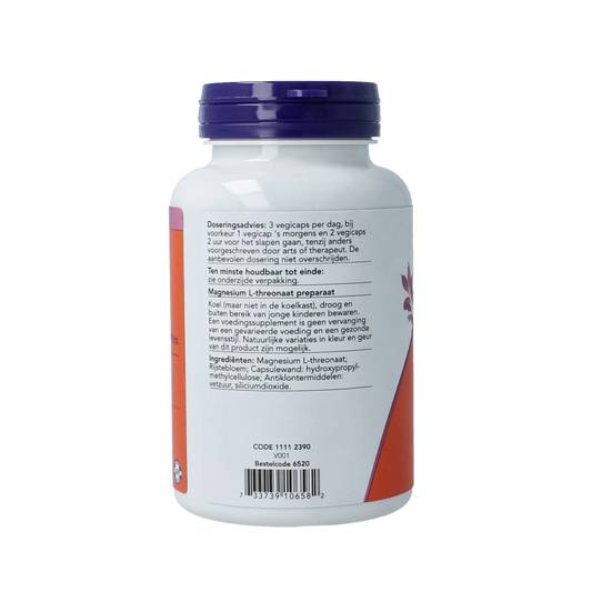 VitOrtho Magtein magnesium L-threonaat 90 Vegetarische capsules
