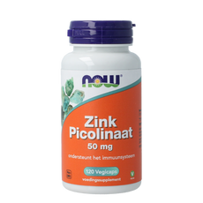 NOW Zink picolinaat 50mg 120.00 Vegetarische capsules