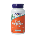 NOW Zink picolinaat 50mg 120.00 Vegetarische capsules