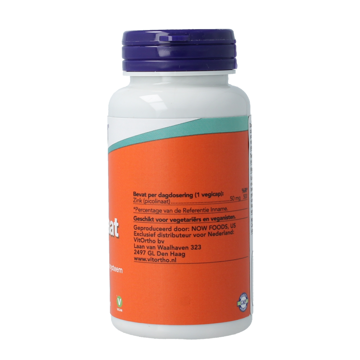 NOW Zink picolinaat 50mg 120.00 Vegetarische capsules