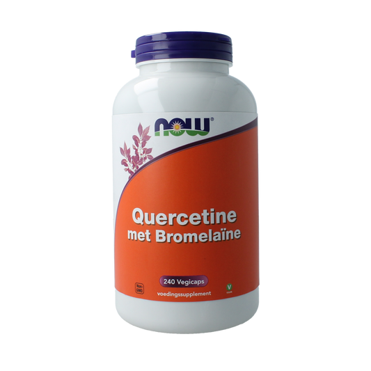 NOW Quercetine met bromelaine 240.00 Vegetarische capsules