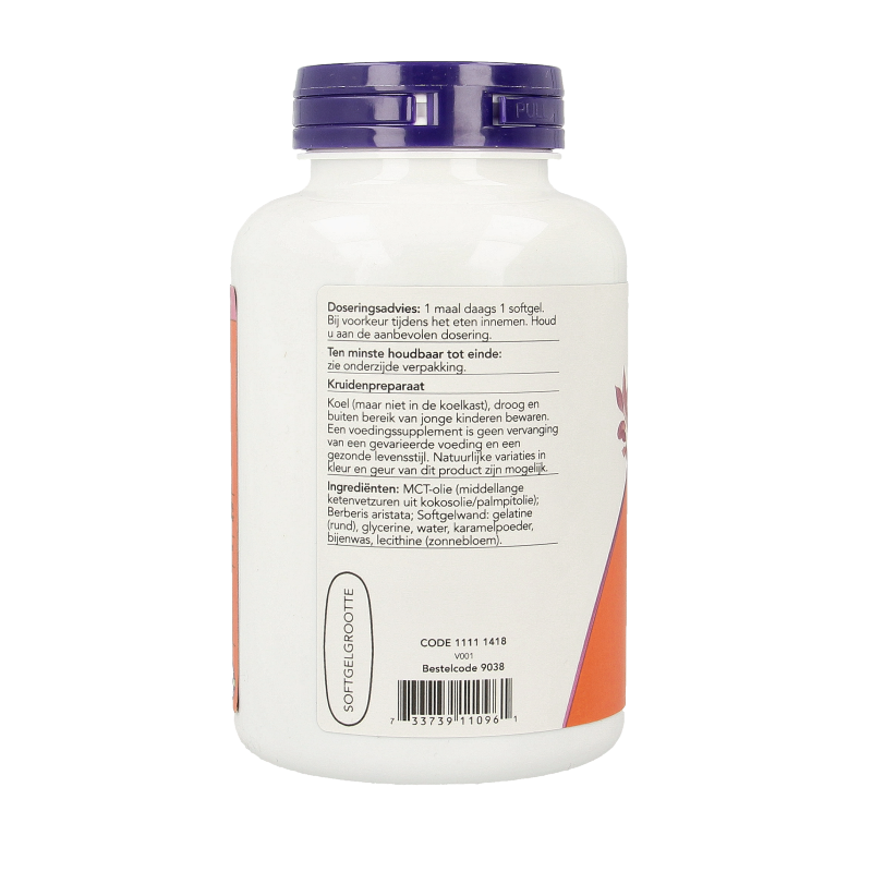 NOW Berberine 400mg 90 Softgels